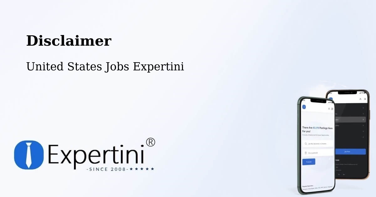 Disclaimer – Cedar Falls - United States Jobs Expertini